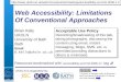 Web Accessibility: Limitations Of Conventional Approaches
