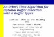 An O(bn 2 ) Time Algorithm for Optimal Buffer Insertion with b Buffer Types