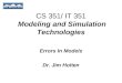 CS 351/ IT 351  Modeling and Simulation Technologies