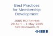 Best Practices for Membership Development