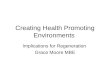 Creating Health Promoting Environments