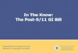 In The Know: The Post-9/11 GI Bill