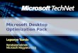 Microsoft Desktop  Optimization Pack