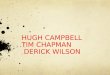 HUGH CAMPBELL TIM CHAPMAN  DERICK WILSON