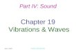 Chapter 19 Vibrations & Waves