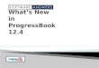 What’s  New in ProgressBook  12.4