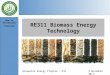 RE311 Biomass Energy Technology