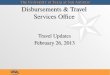 Disbursements & Travel  Services Office