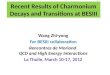 Recent Results of  Charmonium  Decays and Transitions at BESIII