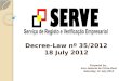 Decree-Law nº 35/2012 18 July 2012