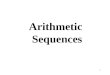 Arithmetic  Sequences