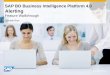 SAP BO Business Intelligence Platform 4.0  Alerting  Feature Walkthrough