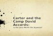 Carter and the Camp David Accords: