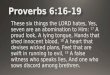 Proverbs 6:16-19