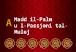 Ħ add  il-Palm  u l-Passjoni tal-Mulej