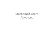 Blackboard Learn Advanced