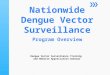 Nationwide Dengue Vector Surveillance