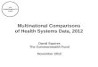 Multinational Comparisons of Health Systems Data,  2012
