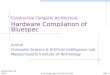 Constructive Computer Architecture : Hardware Compilation of  Bluespec