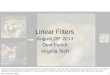 Linear Filters