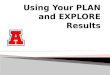 Using  Your PLAN  and EXPLORE Results