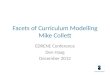 Facets of Curriculum Modelling Mike Collett