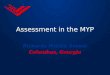 Assessment in the MYP