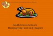 South Shores School’s  Thanksgiving Feast and Musical