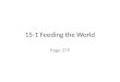 15-1 Feeding the World