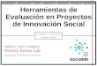 Herramientas  de Evaluación  en Proyectos de Innovación Social