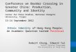 Robert  Chung,  Edward Tai Public  Opinion  Programme T he  University of Hong Kong