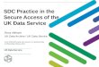 SDC Practice in the Secure Access of the  UK Data Service