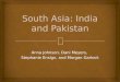 South Asia: India and Pakistan