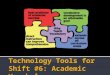 Technology Tools for  Shift #6: Academic Vocabulary