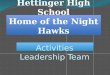 Hettinger High School Home of the Night Hawks
