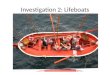 Investigation 2: Lifeboats