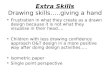 Extra Skills Drawing skills…..giving a hand