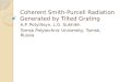 Coherent Smith-Purcell Radiation Generated by Tilted Grating