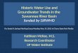 Historic Water Use and Groundwater Trends in the  Suwannee River Basin funded by SJRWMD