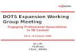DOTS Expansion Working Group Meeting