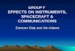 GROUP F EFFECTS ON INSTRUMENTS, SPACECRAFT & COMMUNICATIONS
