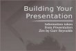 Building Your Presentation
