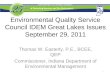 Environmental Quality Service Council IDEM Great Lakes Issues September 29, 2011