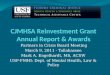 CJMHSA Reinvestment Grant Annual Report & Awards