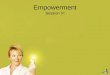 Empowerment Session  VI