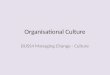 Organisational  Culture