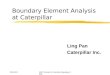 Boundary Element Analysis at Caterpillar