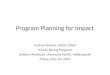 Program Planning for Impact