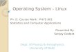 Operating System - Linux
