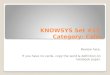 KNOWSYS Set # 17  Category:  Calm